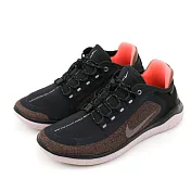 NIKE W NIKE FREE RN 2018 SHIELD 女 運動鞋 US6黑橘