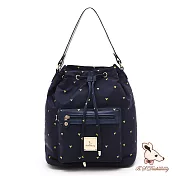 B.S.D.S冰山袋鼠 - LOVE甜心糖 - 大容量水桶三用後背包 - 星彩藍【Z125-AB】