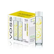 【VOSS芙絲】檸檬黃瓜風味氣泡礦泉水12瓶(375mlx12)