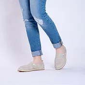 休閒鞋 Nantes系列 牛仔布懶人鞋 杏米色 女生款EU40杏米色