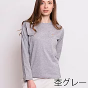VENEX STANDARD NATURAL 休養衣 淑女型 長袖上衣 麻灰色M麻灰色