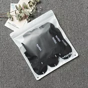 襪襪 WOAWOA｜棉質 淺口裸襪 7入組-男款黑色