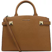 MICHAEL KORS 鉚釘防刮兩用包-焦糖（現貨+預購）焦糖