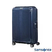 Samsonite新秀麗 30吋Lite-Box耐衝擊Curv垂直線條行李箱(深藍)