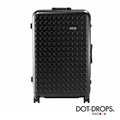 DOT-DROPS 28 吋 Chapter 4 時尚點點鋁框硬殼行李箱 - 幻影黑
