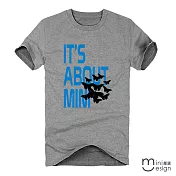 <現貨+預購>[Minidesign]  （男款）ITS ABOUT MINI原創設計T 三色-M（灰色）