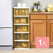 《真心良品》丹楓五層收納櫃95L-1入組 橘色