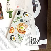 INJOYmall for iPhone XR 部隊貓吃泡菜防摔耐震亮面手機殼