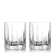 《ROGASKA》歐洲頂級水晶-火焰之舞系列 進口威士忌杯-2支裝 (手工刻花水晶)