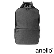 anello 防潑水丹寧商務型後背包 黑色 L尺寸