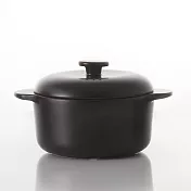 [JIA Inc.]饗食版 蒸鍋24cm (黑色陶鍋)