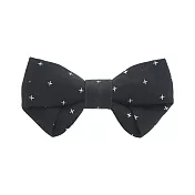 WEIXU WANG 摺疊領結(黑色花紋)