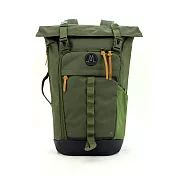 【Flightline】澳洲 MORAL NIGHTHAWKS 城市旅人 日常輕量 休閒通勤 卷蓋式多功能強大後背包 (MILITARY)