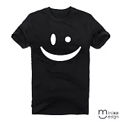 <現貨+預購>[Minidesign] （男款）Mini微笑原創設計T 三色-M（黑色）