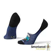 Smartwool 男 Print 系列隱形襪 Old Bear and The Sea L深藍色