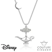 Disney Jewellery 迪士尼阿拉丁神燈鍍14K白金項鍊 Aladdin Genie Lamp Necklace by Couture Kingdom