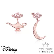 Disney Jewellery 迪士尼阿拉丁神燈鍍14K玫瑰金耳環 Aladdin Genie Lamp Earrings by Couture Kingdom