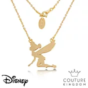 Disney Jewellery 迪士尼奇妙仙子叮叮素面鍍14K金項鍊Tinker Bell Silhouette Necklace by Couture Kingdom