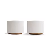 【FELLOW】MONTY 雙層陶瓷拉花濃縮杯(2入) 霧面白/3OZ