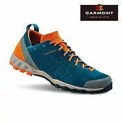 GARMONT 男款低筒休閒健行鞋 Agamura 481035/203 / 黃金大底、郊山健行UK7藍色