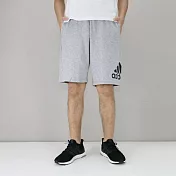 ADIDAS  MH BOS Short SJ 男 短褲M灰
