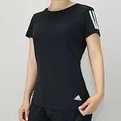 ADIDAS  OWN THE RUN TEE 女 短袖上衣XS黑
