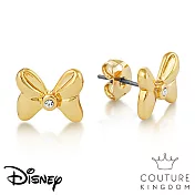 Disney Jewellery 迪士尼米妮蝴蝶結水晶鍍14K金耳釘 Minnie Mouse Crystal Bow Studs by Couture Kingdom