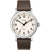 【TIMEX】天美時 復刻系列 簡約復古手錶  ( 咖啡TXTW2T20700)