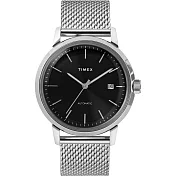 【TIMEX】天美時 復刻系列 經典機械手錶  (銀/黑TXTW2T22900)