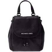 MICHAEL KORS 荔枝紋真皮手提斜背包-經典黑（現貨+預購）經典黑