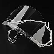 【！限量特惠價！】食品作業用全透明高級防霧口罩(2盒共20入)