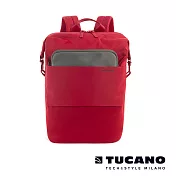 TUCANO MODO 15吋縱橫當代商務後背包(附防雨衣)-紅