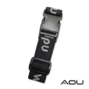 AOU 台灣製造 多用途行李外扣帶旅行省力好幫手 行李掛扣(黑灰)66-028D10