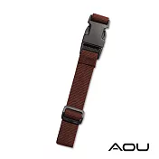 AOU 台灣製造 多用途行李外扣帶旅行省力好幫手 行李掛扣(棕色)66-028D14