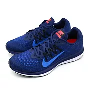 NIKE ZOOM WINFLO 5 男 慢跑鞋US10藍