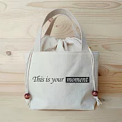 我思我作|正面能量束口提袋/餐袋_this is your moment