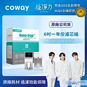 Coway 奈米高效專用濾芯組【6吋一年份】適用CHP-241N、CHP-242N