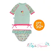 【Elly la Fripouille】法國防曬兒童泳裝_冰淇淋兩件式泳裝12-18M