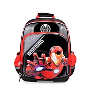 【Disney 迪士尼】美國隊長與蜘蛛人鋼鐵人立體護脊書包鋼鐵人