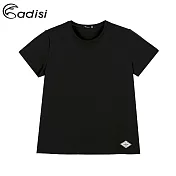 ADISI 女Merino Wool抗臭排汗上衣AL1911100 (M-2XL) / 城市綠洲 (排汗速乾、溫度調節、消臭)M黑色