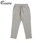 ADISI 女抽繩休閒修身錐形褲AP1911138 (S-2XL) / 城市綠洲 (吸濕快乾、透氣、無光紗、抗UV、戶外休閒)S麻灰