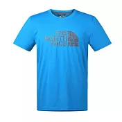 【The North Face】男 戶外休閒短袖T恤M藍