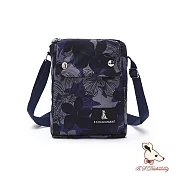 B.S.D.S冰山袋鼠 - 楓糖瑪芝 - 直立加大雙層斜背包 - 花繪風【129-3BF】