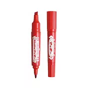 san-x 拉拉熊 zebra 雙頭油性簽字筆。紅（粗）