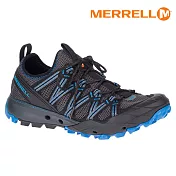 MERRELL 男 水陸兩棲運動鞋CHOPROCK ML48677 / 城市綠洲 (透氣快乾、防臭抗菌、黃金大底)US8深灰/深藍