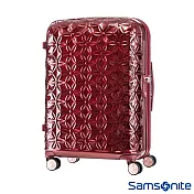 Samsonite新秀麗 28吋Theoni 3D花卉圖案可擴充硬殼行李箱(紅)