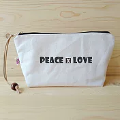 我思我作|正面能量化妝包_peace and love