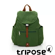 tripose MEMENTO系列微皺尼龍經典輕量後背包(大) 草地綠