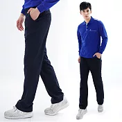 【遊遍天下】男款彈性抗VU透氣休閒長褲(GP10002)S丈青