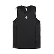 【Y.A.S】女-彈力透氣運動背心-黑(PA91204)XS-LXS